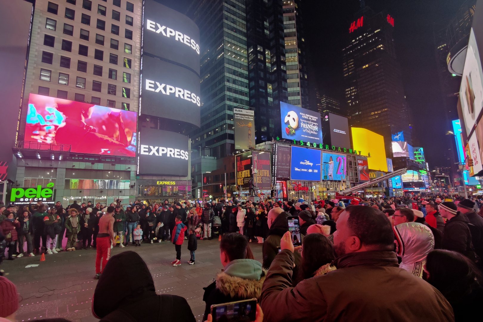 Busy Times Square